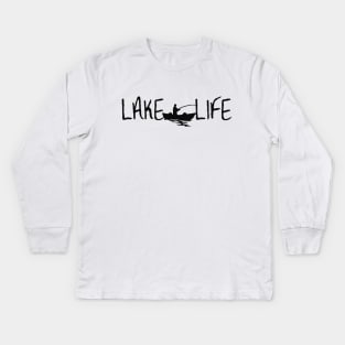 lake life Kids Long Sleeve T-Shirt